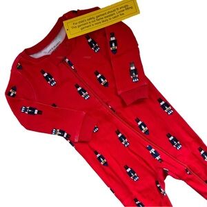 Janie and Jack footed pajama new Christmas